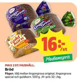 Coop BRÖD erbjuda