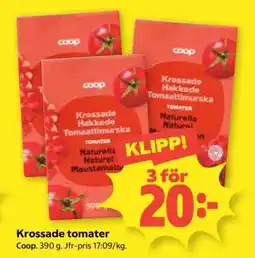 Coop Krossade Tomater erbjuda