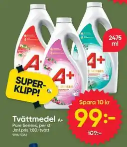 DollarStore Tvättmedel A+ erbjuda