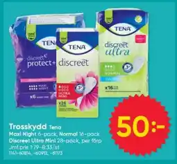 DollarStore Trosskydd Tena erbjuda
