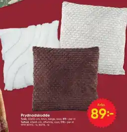 DollarStore Prydnadskudde erbjuda