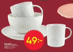 DollarStore Porslin Kotikulta erbjuda