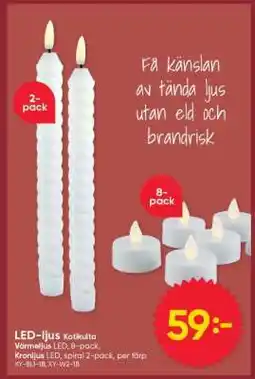 DollarStore LED-ljus Kotikulta erbjuda