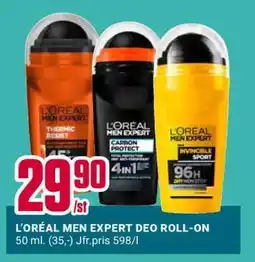 ÖoB L'ORÉAL MEN EXPERT DEO ROLL-ON erbjuda