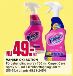 ÖoB Vanish Oxi Action erbjuda