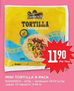 Willys MINI TORTILLA 8-PACK erbjuda