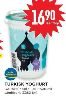 Willys TURKISK YOGHURT erbjuda