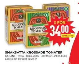 Willys SMAKSATTA KROSSADE TOMATER erbjuda