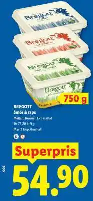 Lidl Bregott Smör & raps erbjuda