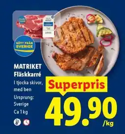 Lidl MATRIKET Fläskkarré erbjuda