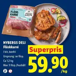 Lidl NYBERGS DELI Fläskkarré erbjuda
