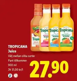Lidl Tropicana Juice erbjuda