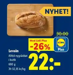 Lidl Levain erbjuda