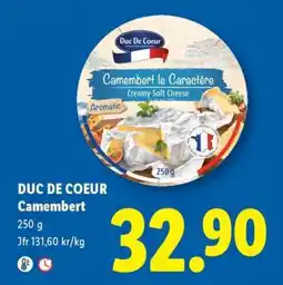 Lidl DUC DE COEUR Camembert erbjuda
