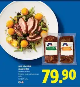 Lidl Duc de Coeur Ankbröstfilé erbjuda
