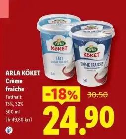 Lidl Arla köket Crème Fraiche erbjuda