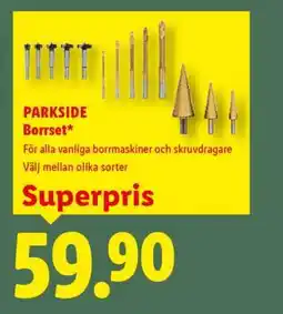 Lidl PARKSIDE Borrset erbjuda