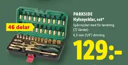 Lidl PARKSIDE Hylsnycklar, set erbjuda
