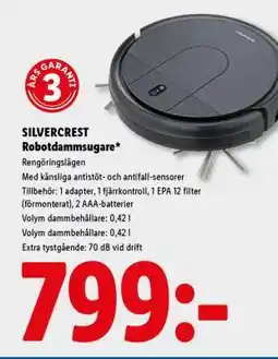 Lidl SILVERCREST Robotdammsugare erbjuda