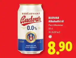 Lidl BUDVAR Alkoholfri öl erbjuda