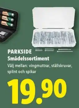 Lidl PARKSIDE Smådelsortiment erbjuda