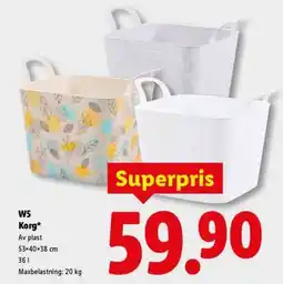 Lidl Korg erbjuda