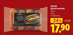 Lidl Deluxe Brioche korvbröd erbjuda