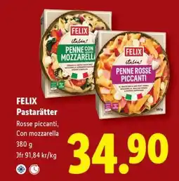 Lidl FELIX Pastarätter erbjuda