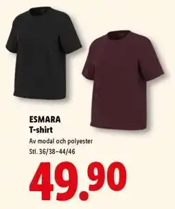 Lidl ESMARA T-shirt erbjuda