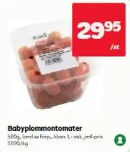 Hemköp Babypommontomater erbjuda