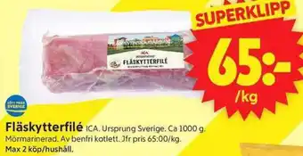Ica fläskytterfile