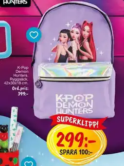 Leklust K-Pop Demon Hunters erbjuda