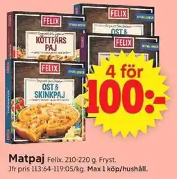 ICA Supermarket Felix matpaj erbjuda