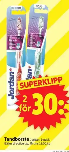 ICA Supermarket Jordan Tandborste erbjuda