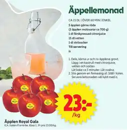 ICA Supermarket Äpplen Royal Gala erbjuda