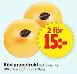 ICA Supermarket Röd grapefrukt erbjuda