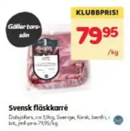 Hemköp Fläskkarré erbjuda