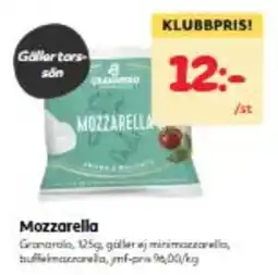 Hemköp Granarolo Mozzarella erbjuda