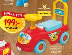 Leklust Happy Baby sparkbil erbjuda