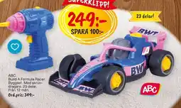 Leklust ABC Build A Formula Racer erbjuda