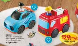 Leklust B Beez brandbil eller polisbil erbjuda
