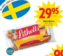 Matöppet Lithells varmkorv erbjuda