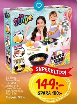Leklust So Slime Bento Slime Kit erbjuda