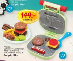 Leklust Artkids lekleraset mästerkock erbjuda