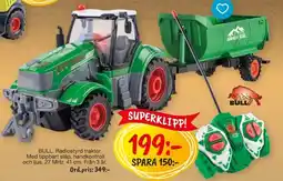 Leklust Bull radiostyrd traktor erbjuda