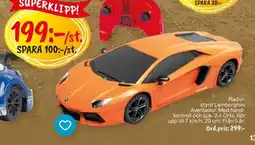 Leklust Radio-styrd Lamborghini Aventador erbjuda