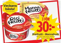 Matöppet Risifrutti - Mannaf rutti erbjuda