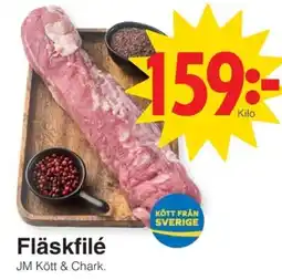 Matöppet JM Kött & Chark Fläskfilé erbjuda