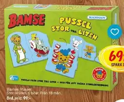 Leklust Bamse Pussel erbjuda