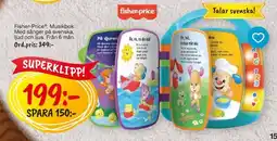 Leklust Fisher-Price musikbok erbjuda